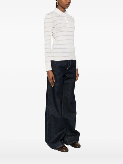 Max Mara striped polo shirts - Neutrals