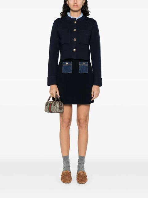 SANDRO knitted cardigan - Blue - zdjęcie produktu nr 2