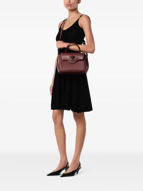 Versace La Medusa-embellished top-handle tote bag - Red - zdjęcie produktu nr 2