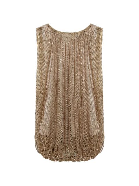 Sportmax mesh top - Gold - zdjęcie produktu nr 1