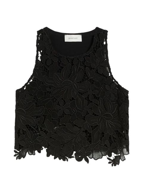 Sportmax floral lace top - Black - zdjęcie produktu nr 1