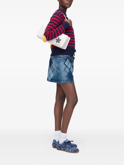 Marc Jacobs patchwork denim skirt - Blue