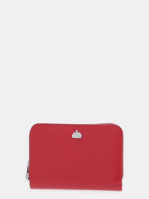 Weekend Max Mara portfel skórzany AFLORES damski kolor czerwony 2615711044600 - zdjęcie produktu nr 1