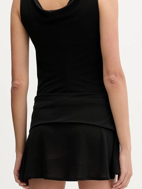 Juicy Couture spódnica kolor czarny mini rozkloszowana JCWGS126303