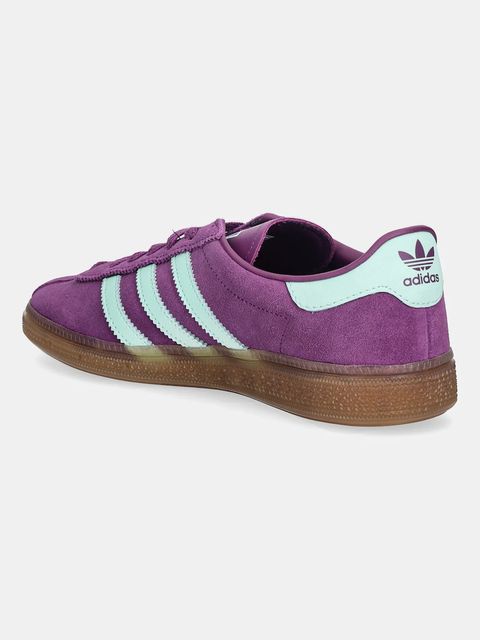 adidas Originals sneakersy zamszowe Muenchen damskie kolor fioletowy JS3995