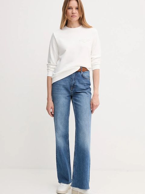 Gant bluza damska kolor biały gładka 4202586 - zdjęcie produktu nr 2