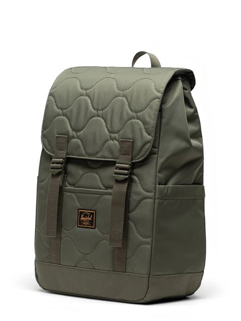 Herschel plecak Retreat™ 17 L kolor zielony duży gładki 11683-01827-OS