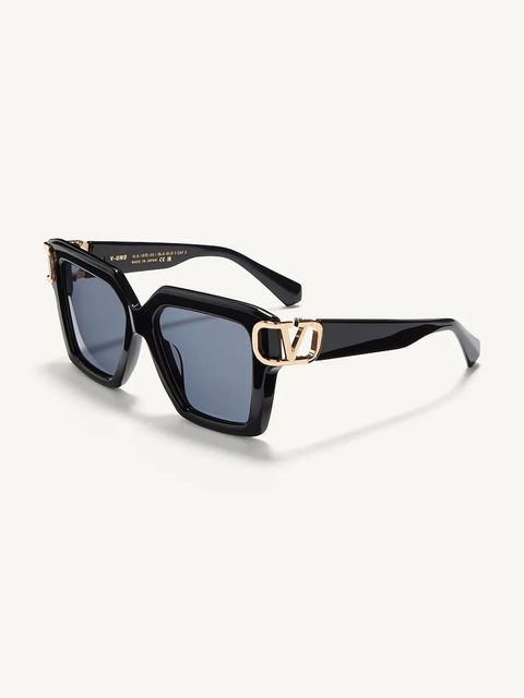 Valentino okulary przeciwsłoneczne V - UNO damskie kolor czarny VLS.107E - zdjęcie produktu nr 1