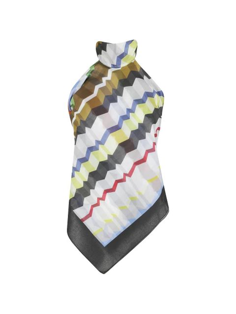 Missoni geometric-print halterneck top - Multicolour - zdjęcie produktu nr 1