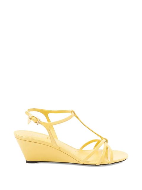 Prada patent-leather sandals - Yellow - zdjęcie produktu nr 1