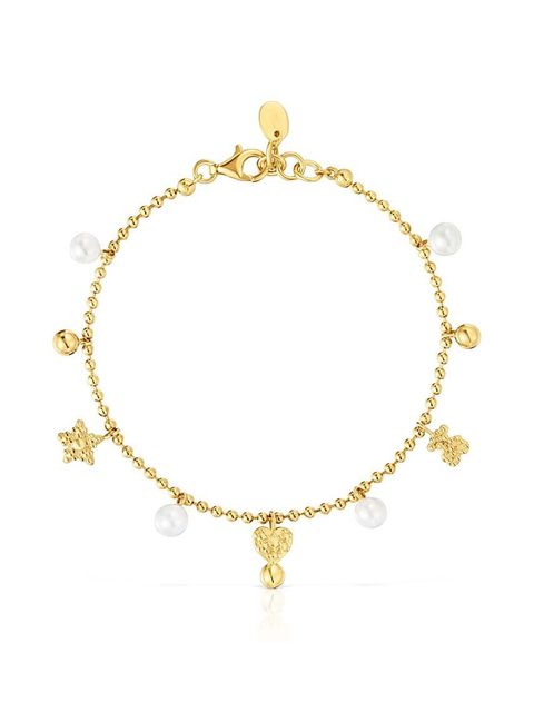 Tous bransoletka ze srebra pokrytego złotem 1004104300