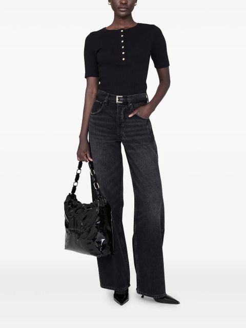 ANINE BING Kate shoulder bag - Black