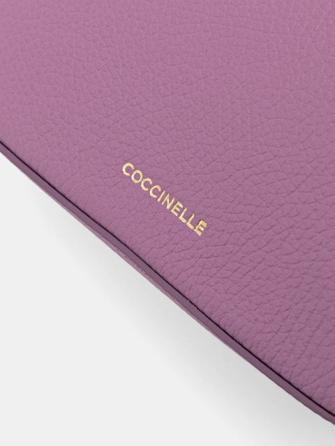 Coccinelle torebka skórzana kolor fioletowy E5 MN5 55 I1 01