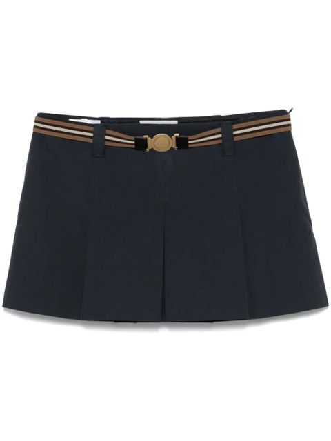 Miu Miu pleated mini skirt - Blue - zdjęcie produktu nr 1