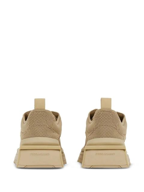 Ferragamo Gancini-plaque low-top sneakers - Neutrals
