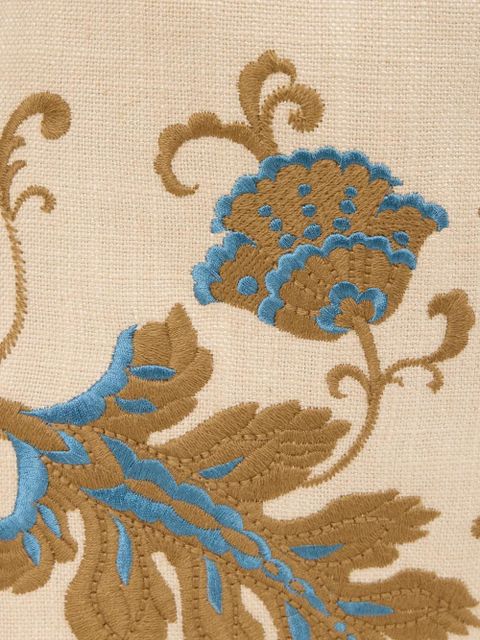 ETRO large Kalispera embroidery drawstring shoulder bag - Neutrals