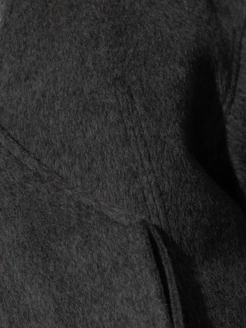 ENTIRE STUDIOS V-neck wool coat - Grey