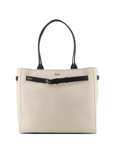 TOM FORD medium Audrey buckle tote bag - Neutrals - zdjęcie produktu nr 1