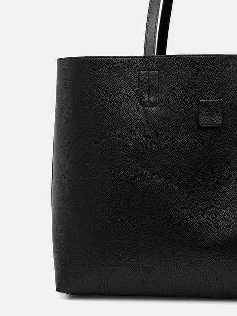 Tommy Hilfiger torebka dwustronna kolor czarny AW0AW17687