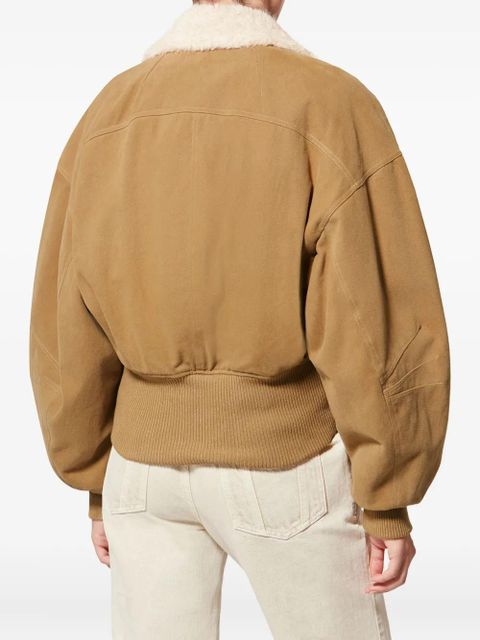 MARANT ÉTOILE Oana buttoned collar jacket - Brown