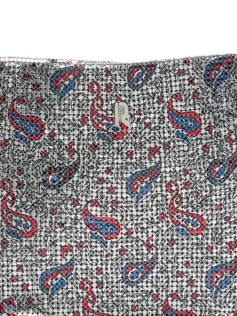 Rabanne paisley pattern clutch bag - Grey - zdjęcie produktu nr 2