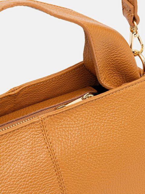 Answear.LAB torebka skórzana kolor brązowy - zdjęcie produktu nr 2