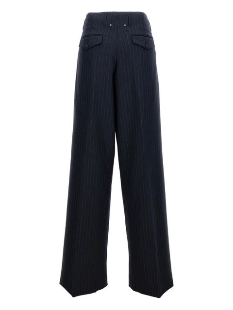 Golden Goose pinstripe pleated trousers - Blue - zdjęcie produktu nr 2