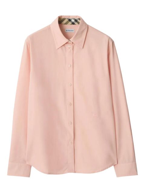 Burberry poplin cotton shirt - Pink - zdjęcie produktu nr 1