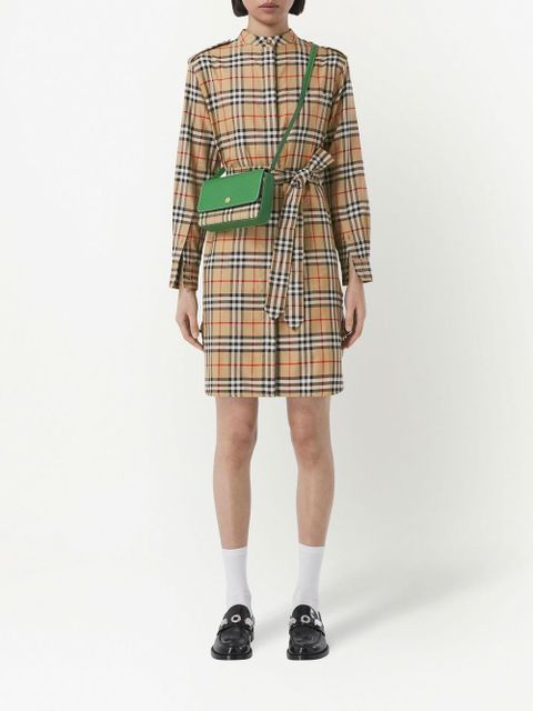 Burberry Vintage-check shirt dress - Brown - zdjęcie produktu nr 2