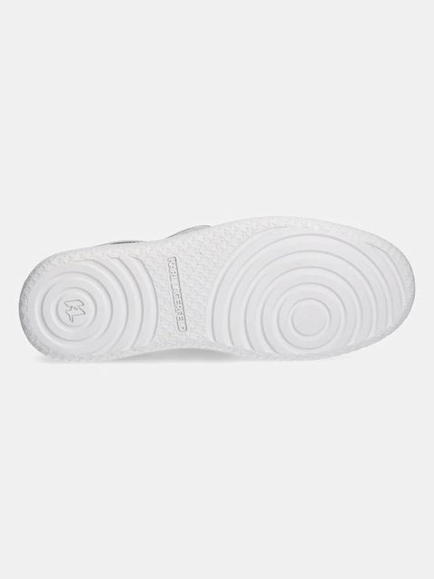 Karl Lagerfeld sneakersy skórzane ATLAS kolor srebrny KL63820