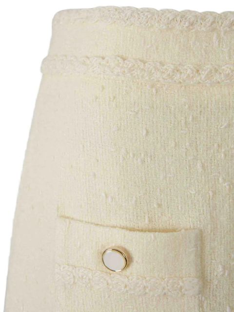 Simkhai bouclé skirt - Neutrals