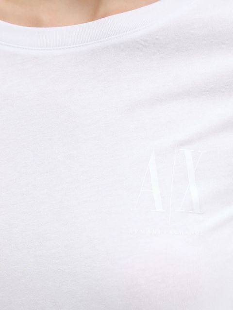 Armani Exchange longsleeve bawełniany kolor biały XW001450 AF10356