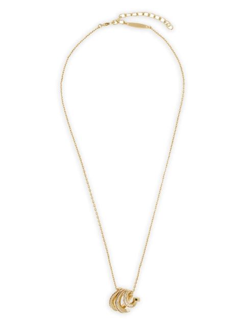 Ferragamo Triple Gancini crystal necklace - Gold - zdjęcie produktu nr 1