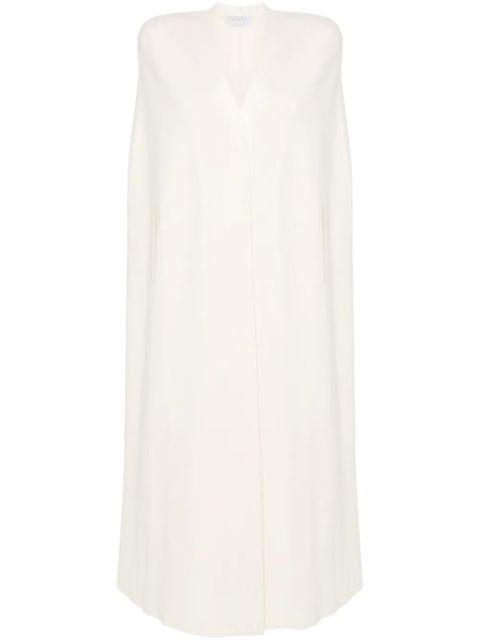 Gabriela Hearst Finola virgin-wool poncho - Neutrals - zdjęcie produktu nr 1