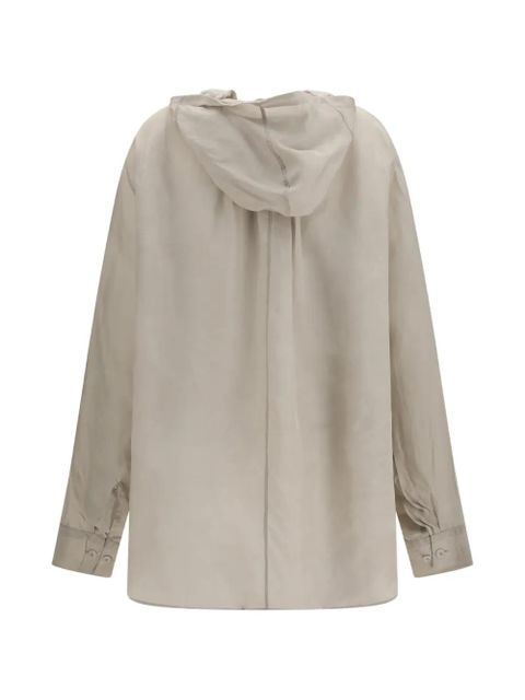 OUR LEGACY hooded long-sleeve shirt - Neutrals - zdjęcie produktu nr 2