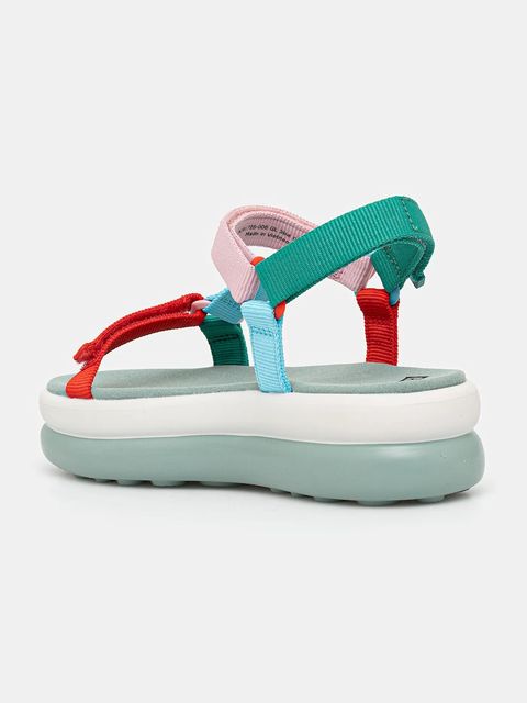 Camper sandały TWS damskie kolor szary na platformie K201726-006