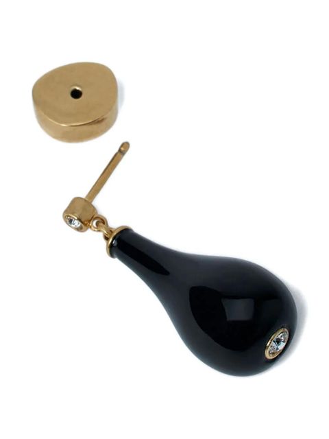 TOTEME crystal-embellished earrings - Black