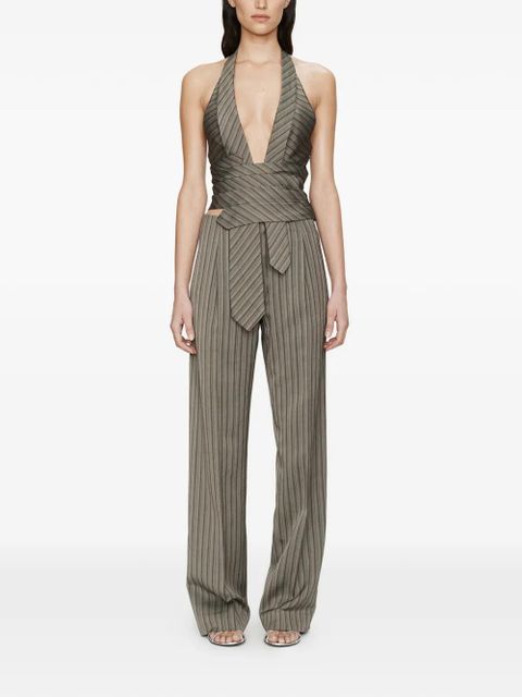 Christopher Esber Reyer Tailored Redux striped trousers - Grey - zdjęcie produktu nr 1