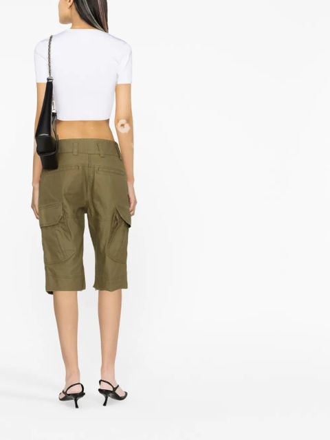 Givenchy cargo bermuda shorts - Green
