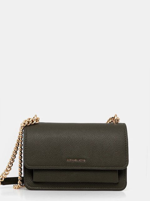 MICHAEL Michael Kors torebka skórzana kolor zielony 30T4GC7L3T - zdjęcie produktu nr 1