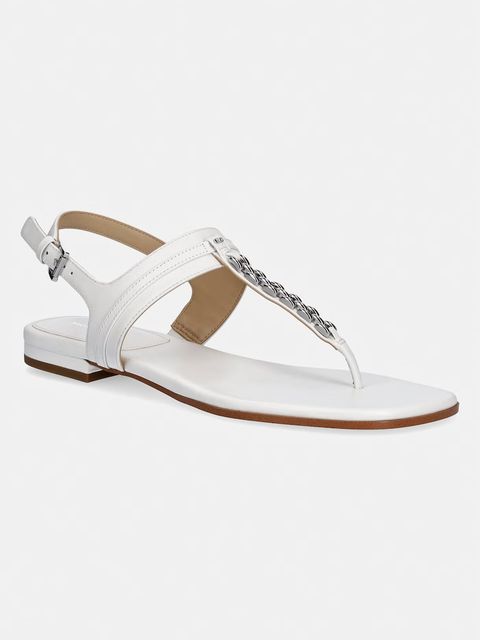 MICHAEL Michael Kors sandały na płaskim obcasie damskie skórzane Marcia Thong Sandal - zdjęcie produktu nr 2