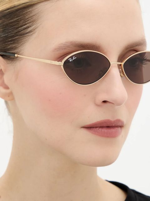 Ray-Ban okulary przeciwsłoneczne kolor złoty 0RB3757