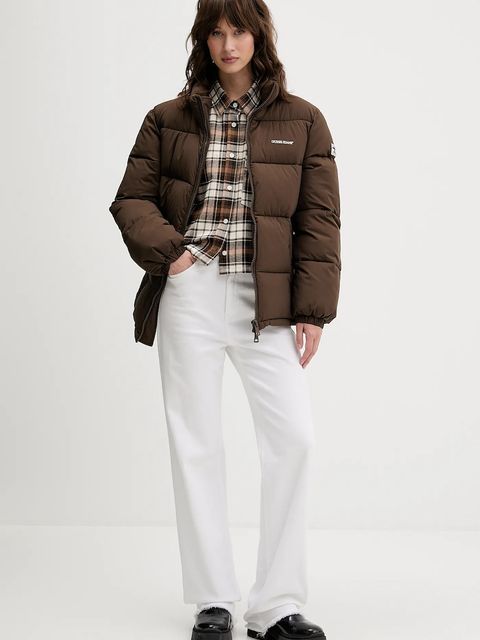 Guess Jeans kurtka damska kolor brązowy W4BL21 WGII2 - zdjęcie produktu nr 2