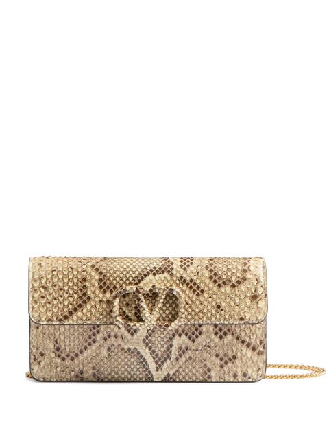 Valentino Garavani VLogo Signature clutch - Neutrals - zdjęcie produktu nr 1