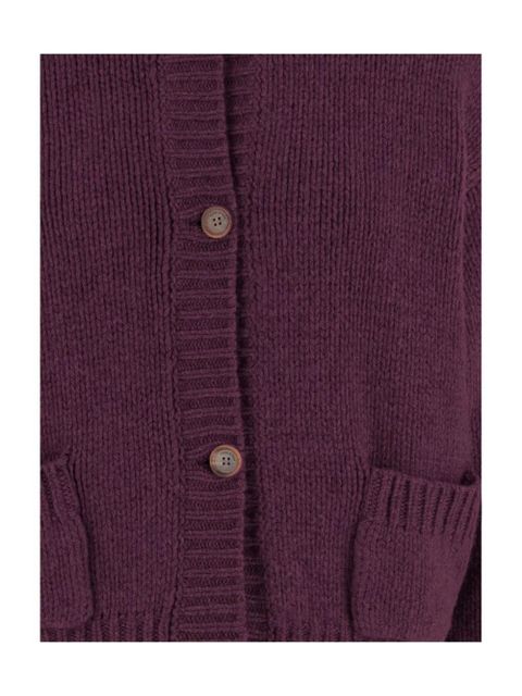 Magda Butrym buttoned patch-pocket cardigan - Purple - zdjęcie produktu nr 2