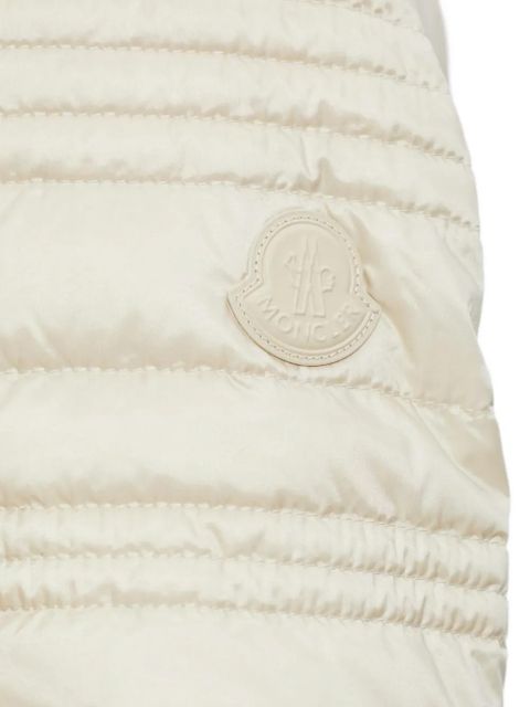 Moncler buttoned puffer jacket - Neutrals