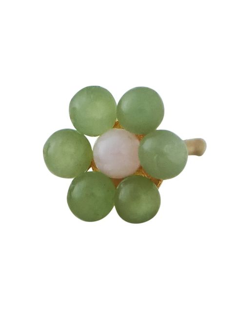 Design Letters kolczyk ze srebra pokrytego złotem - zdjęcie produktu nr 1