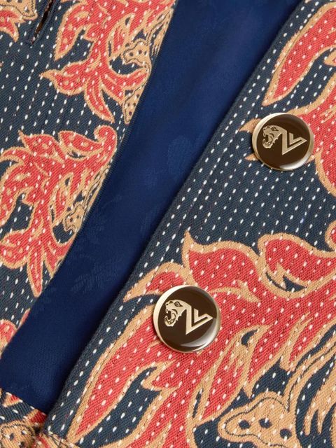 Valentino Garavani Apres L'Hiver jacquard jacket - Blue