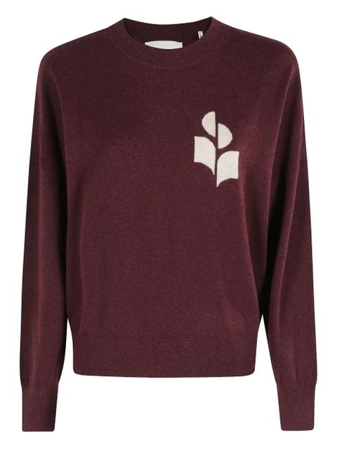 MARANT ÉTOILE logo crew-neck sweater - Red - zdjęcie produktu nr 1