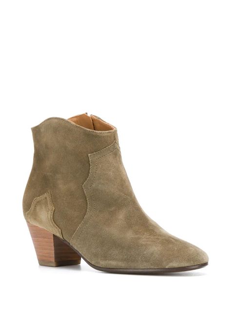 ISABEL MARANT Dicker ankle boots - Green - zdjęcie produktu nr 2